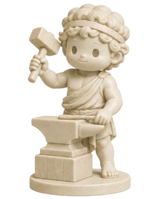 Escultura del especialista en soluciones a medida